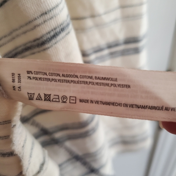 Anthropologie Saturday Sunday Striped Open Cardigan Size Small - Picture 6 of 7